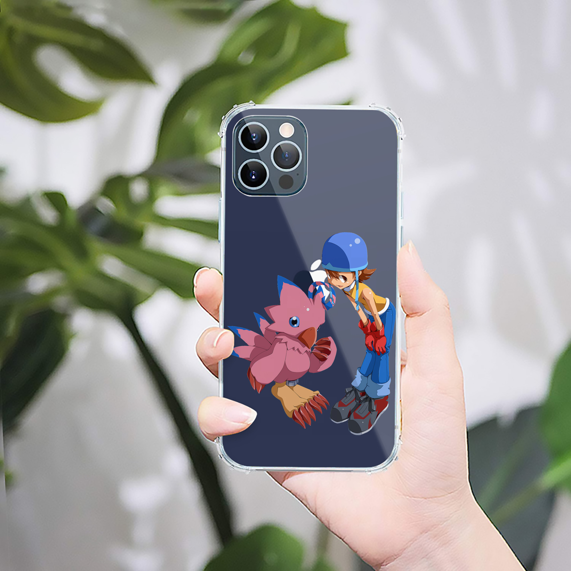 （画像用） Digimon デジタルモンスター/デジモン 【iPhone 12シリーズ対応】透明スマホケース（クリアソフトケース）